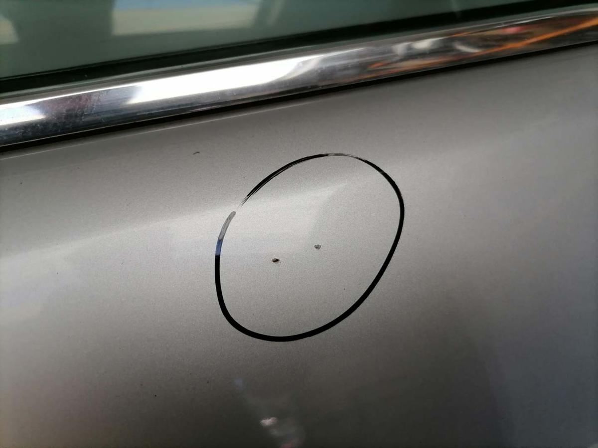 BMW 5er E39 original T&uuml;r hinten links 354 Titansilbermetallic Limousine Bj.1999